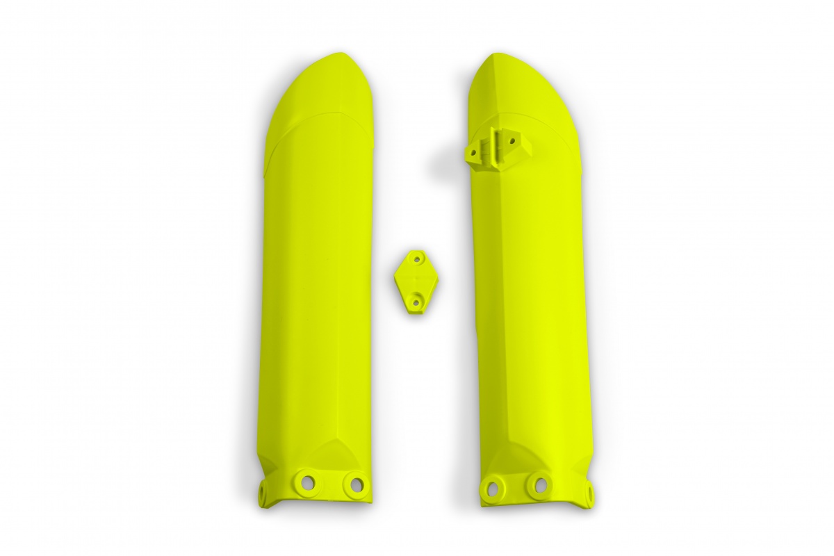 Fork Slider Protectors yellow 19-25 for Husqvarna TC 85 (2014-17) - REPLICA PLASTICS - HU03381-104 - Ufo Plast