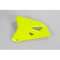 Convogliatori Radiatore giallo fluoro per Suzuki RM 85 (2000-25) - PLASTICHE REPLICA - SU03969-DFLU - Ufo Plast