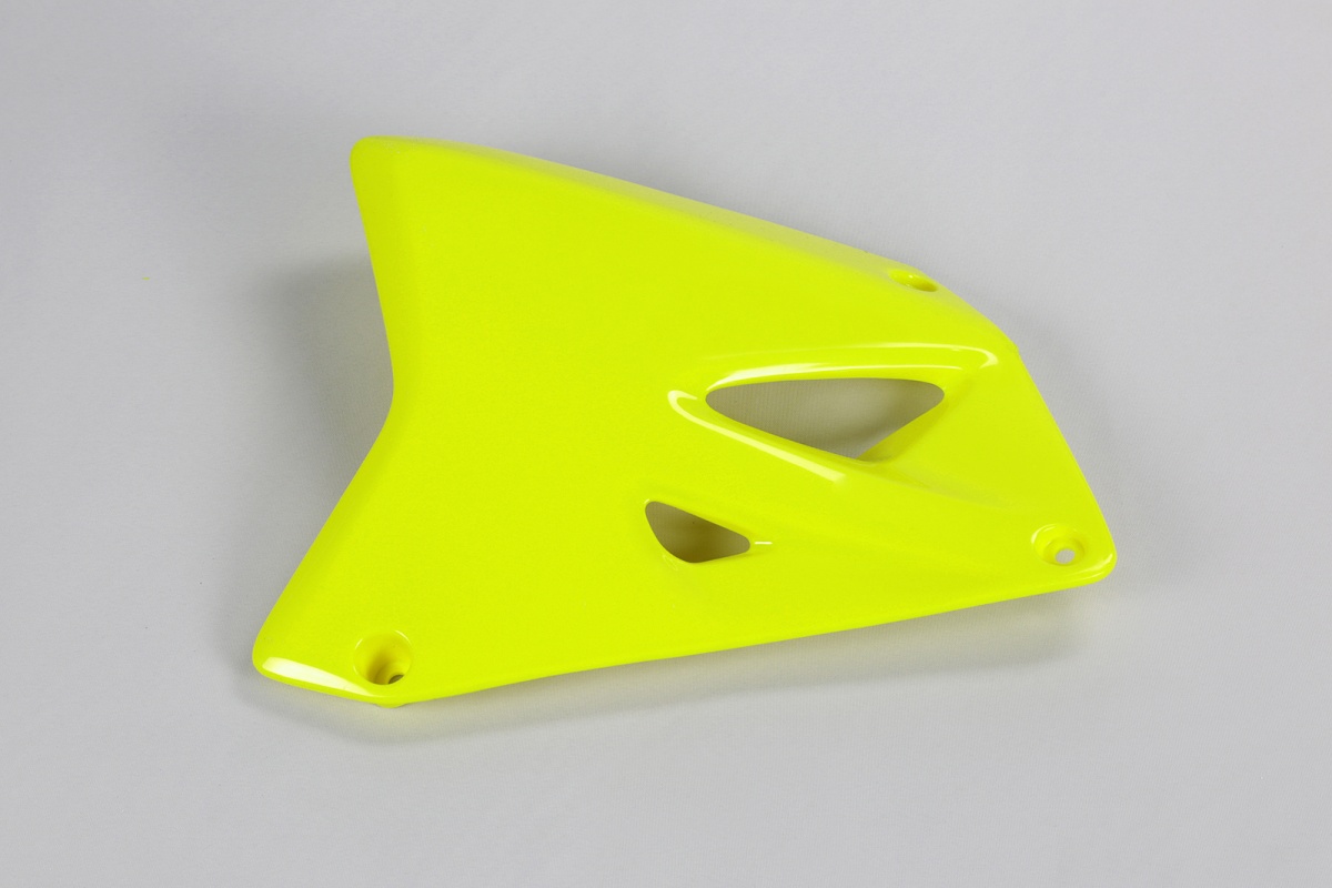 Convogliatori Radiatore giallo fluoro per Suzuki RM 85 (2000-25) - PLASTICHE REPLICA - SU03969-DFLU - Ufo Plast