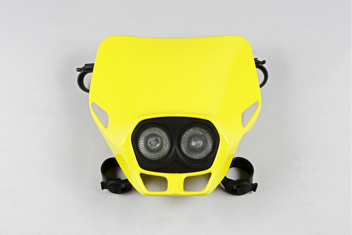 Portafaro motocross Firefly Twins giallo chiaro - Portafari - PF01700-102 - Ufo Plast