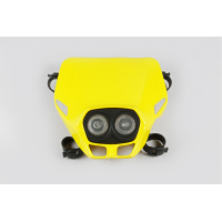 Portafaro motocross Firefly Twins giallo scuro - Portafari - PF01700-101 - Ufo Plast