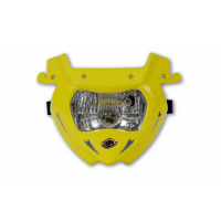 Ricambio plastica portafaro motocross Panther parte bassa giallo - Portafari - PF01711-102 - Ufo Plast