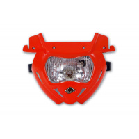 Ricambio plastica portafaro motocross Panther parte bassa rosso - Portafari - PF01711-070 - Ufo Plast