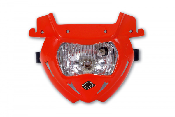 Ricambio plastica portafaro motocross Panther parte bassa rosso - Portafari - PF01711-070 - Ufo Plast