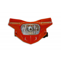 Ricambio plastica portafaro motocross Stealth parte bassa rosso - Portafari - PF01714-070 - Ufo Plast