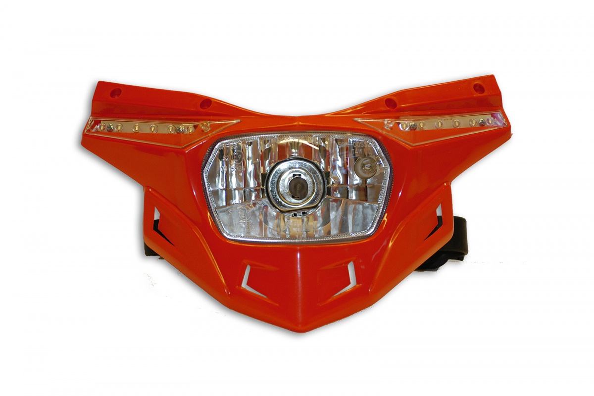 Ricambio plastica portafaro motocross Stealth parte bassa rosso - Portafari - PF01714-070 - Ufo Plast