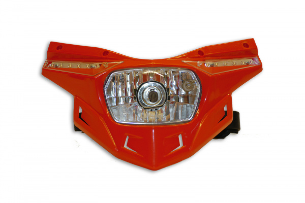 Ricambio plastica portafaro motocross Stealth parte bassa rosso - Portafari - PF01714-070 - Ufo Plast