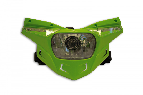 Ricambio plastica portafaro motocross Stealth parte bassa verde - Portafari - PF01714-026 - Ufo Plast