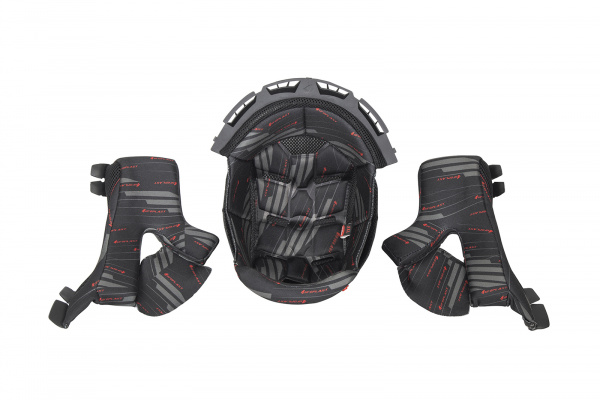 Cuffia e guanciali casco motocross Intrepid - Ricambi caschi - HR141 - Ufo Plast