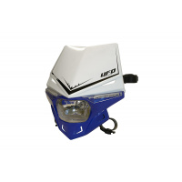 Portafaro motocross Stealth bianco e blu - Portafari - PF01715-W089 - Ufo Plast