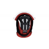 Cuffia casco motocross Interceptor & Warrior bianco e rosso - Ricambi caschi - HR010-WB - Ufo Plast