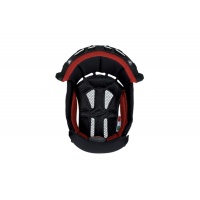 Cuffia casco motocross Interceptor & Warrior nero e rosso - Ricambi caschi - HR010-KB - Ufo Plast