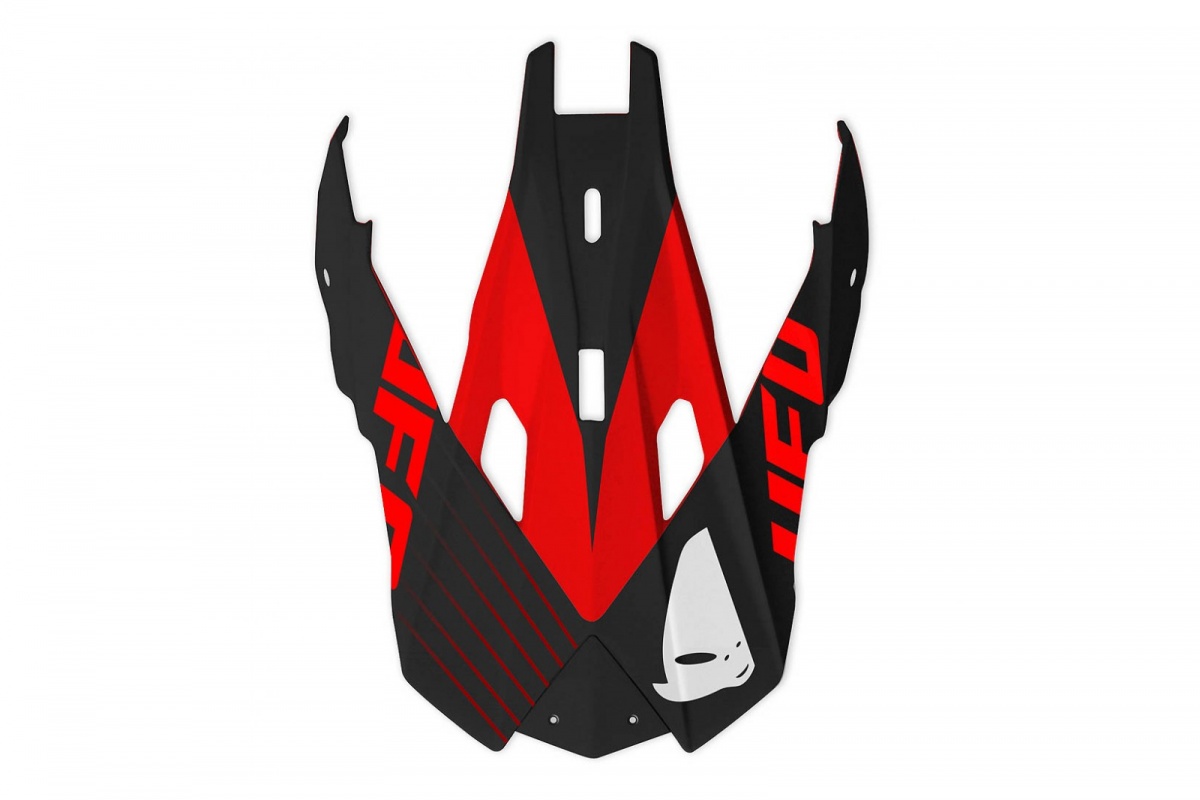 Frontino casco motocross Interceptor Red Devil - Ricambi per caschi - HR043 - Ufo Plast