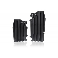 Motocross radiator louvers for Kawasaki black - Radiator Louvers - AC02470 - Ufo Plast