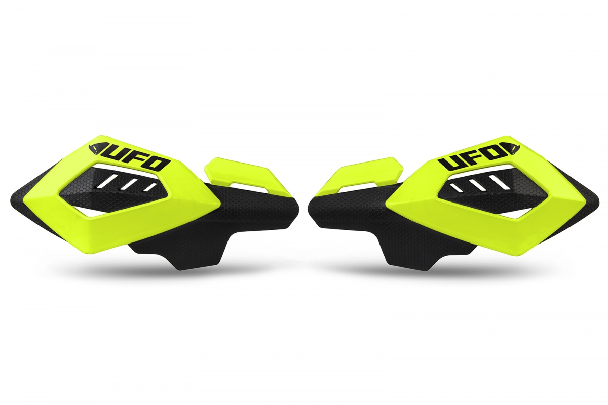 Ricambio paramani universale motocross Arches giallo fluo - Ricambi per paramani - PM01661-DFLU - Ufo Plast