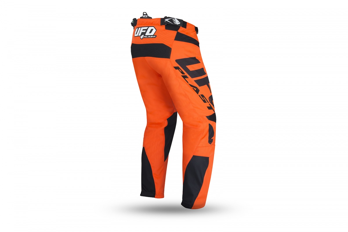 Pantaloni motocross Another Race arancione fluo e nero da bambino - ABBIGLIAMENTO - PI04484-FFLU - Ufo Plast