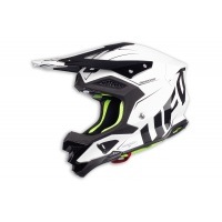 Casco motocross Diamond limited edition bianco e nero - ADULTO - HE051 - Ufo Plast