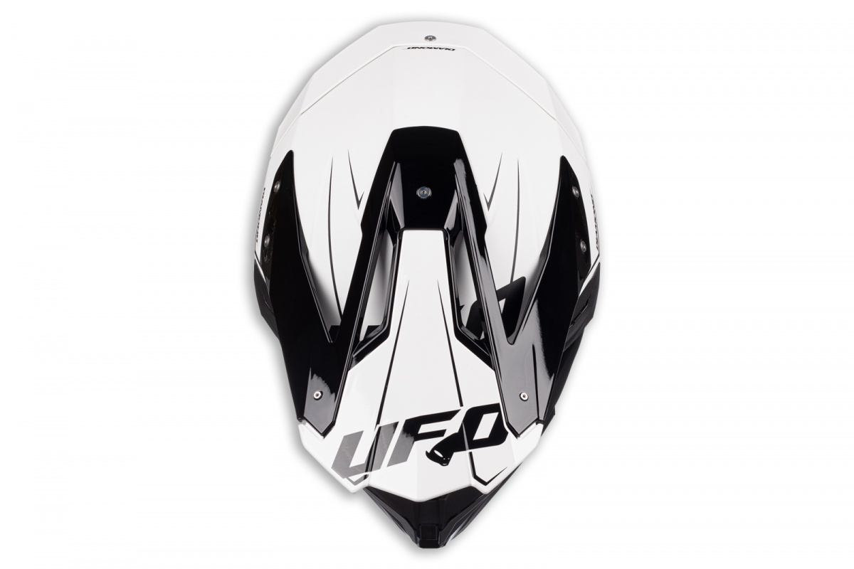 Casco motocross Diamond limited edition bianco e nero - ADULTO - HE051 - Ufo Plast