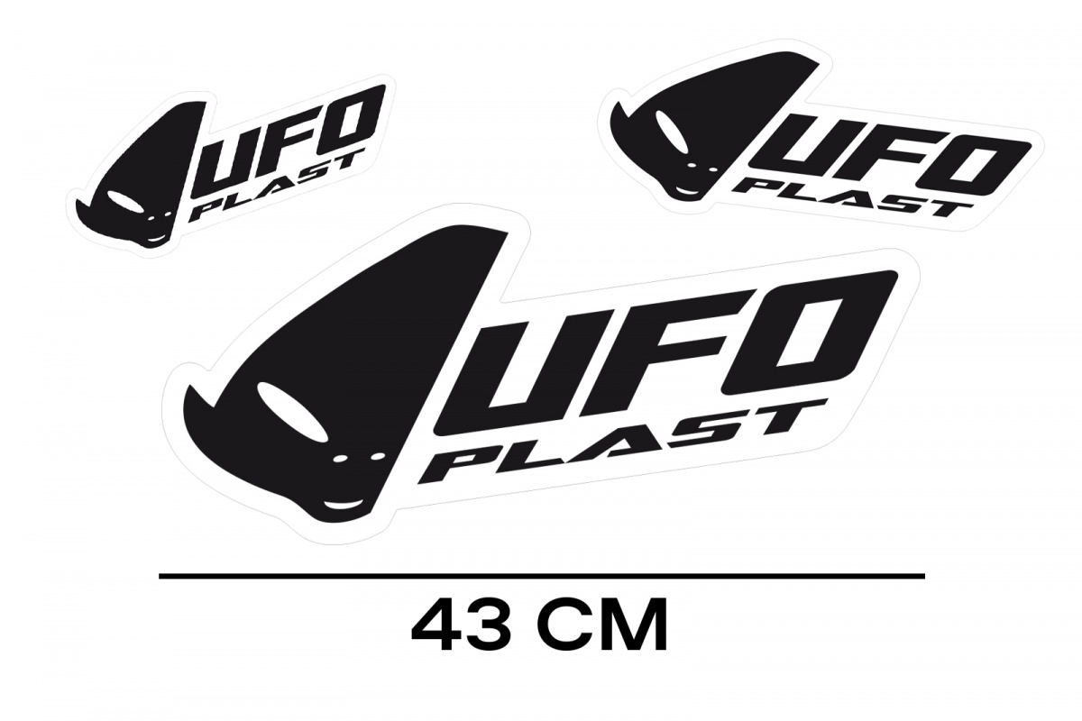 Adesivo logo Ufo plast 43 cm - ACCESSORI GARAGE - AD01921 - Ufo Plast