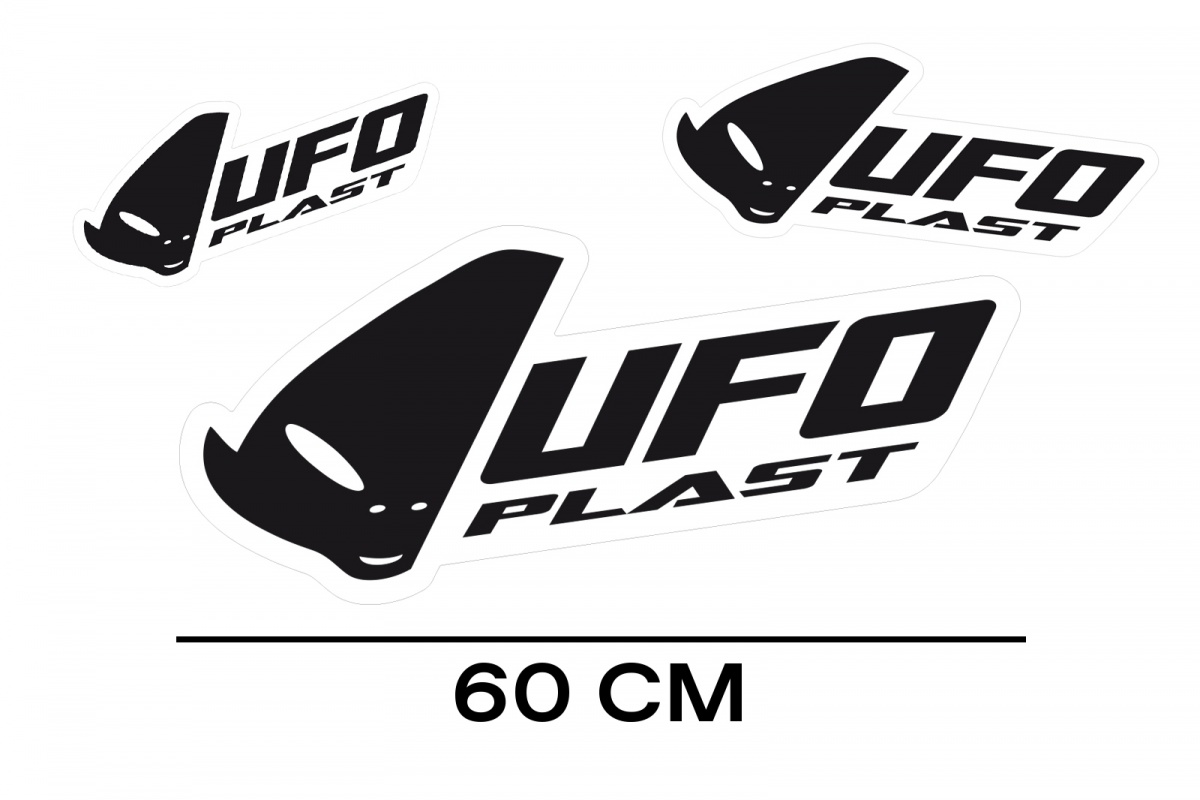 Adesivo logo Ufo plast 60 cm - ACCESSORI GARAGE - AD01922 - Ufo Plast