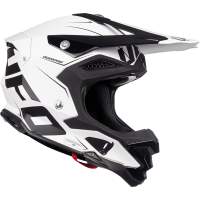 Casco motocross Diamond bianco e nero - ADULTO - He052 - Ufo Plast