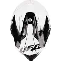 Casco motocross Diamond bianco e nero - ADULTO - He052 - Ufo Plast