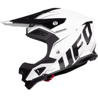 Casco motocross Diamond bianco e nero - ADULTO - He052 - Ufo Plast