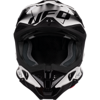 Casco motocross Diamond bianco e nero - ADULTO - He052 - Ufo Plast