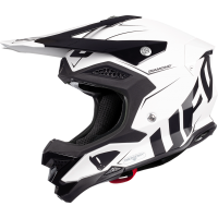 Casco motocross Diamond bianco e nero - ADULTO - He052 - Ufo Plast