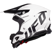 Casco motocross Diamond bianco e nero - ADULTO - He052 - Ufo Plast