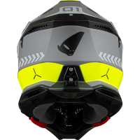 Casco motocross Diamond grigio e giallo fluo - Home - he055 - Ufo Plast