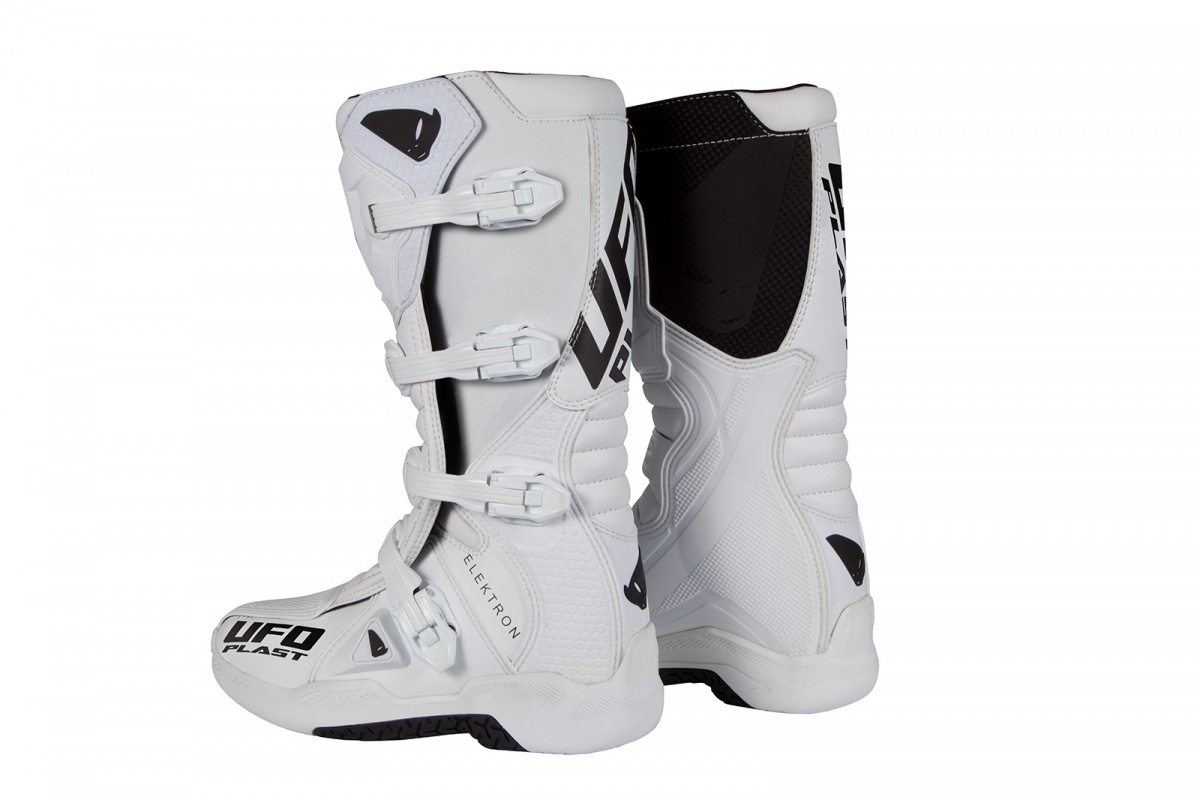 Motocross Elektron boots white - Boots - BO010-W - Ufo Plast