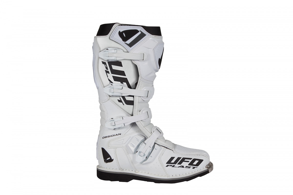 Stivali motocross Obsidian bianco - Stivali - BO009-W - Ufo Plast