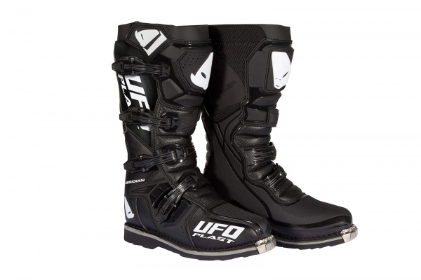 Stivali motocross Obsidian nero - Stivali - BO009-K - Ufo Plast