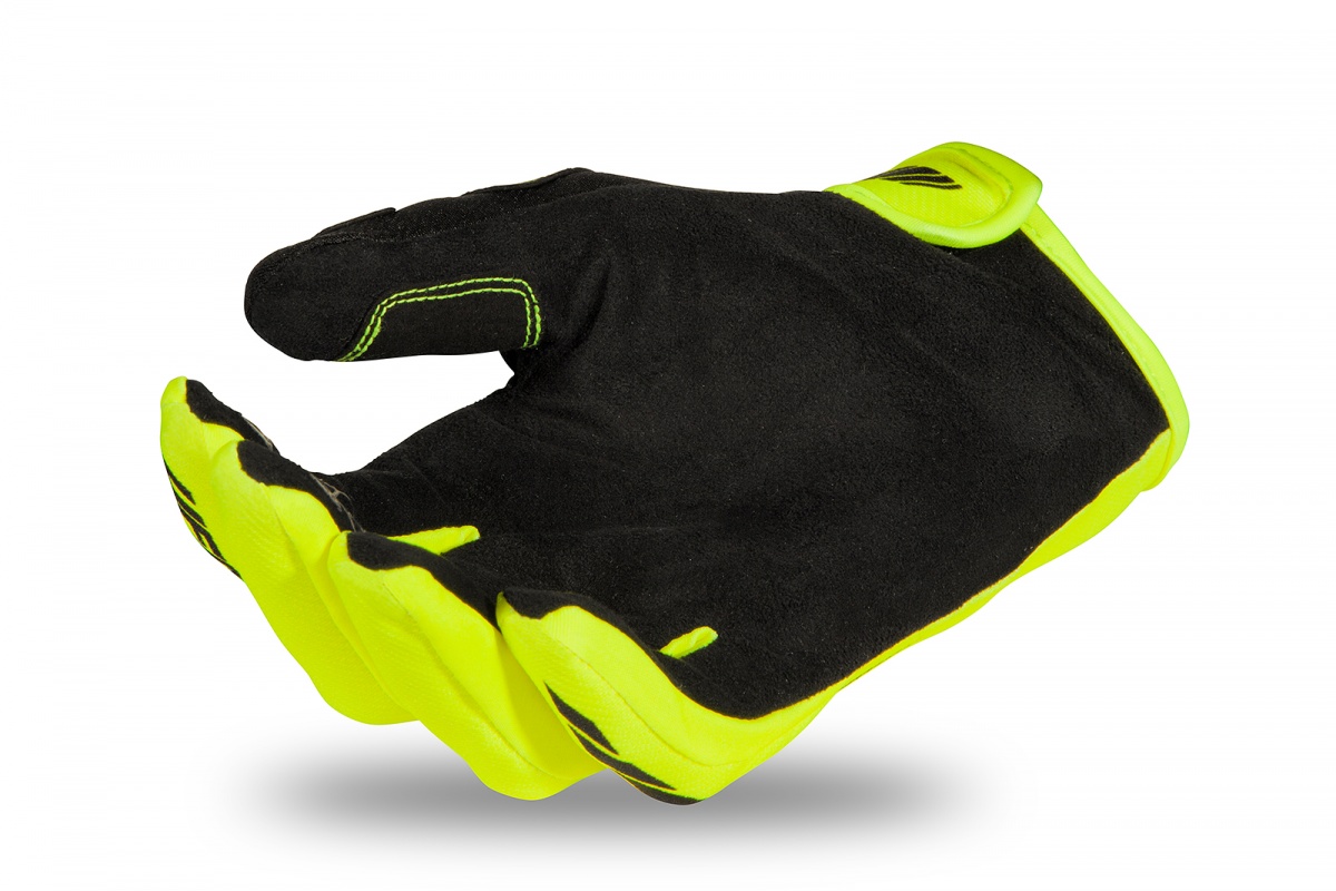 Motocross Skill gloves for kids neon yellow - Gloves - GU04533-DFLU - Ufo Plast