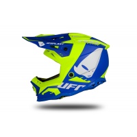 Motocross helmet Echus blue and neon yellow matt - Home - HE169 - Ufo Plast