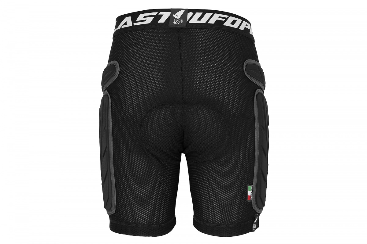 Shorts Mtb Atom Bv6 con supporti laterali e fondello interno - Pantaloncini protettivi - SS05002-K - Ufo Plast