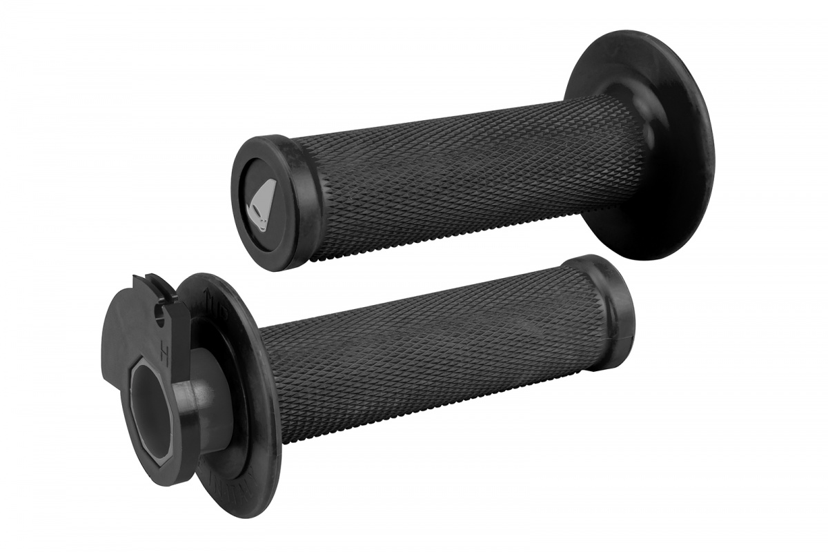 Manopole motocross Lock-on Grips nero - Manopole - MA01828-K - Ufo Plast