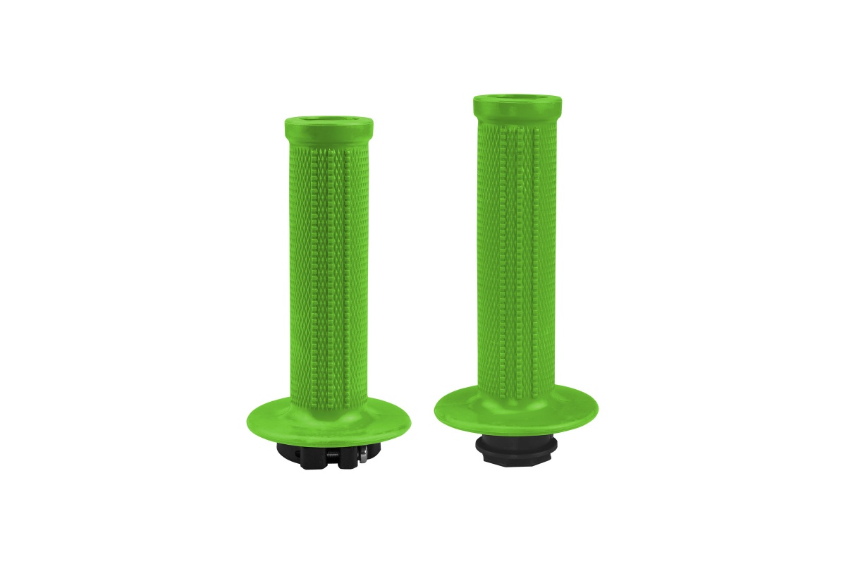 Manopole motocross Lock-on Grips verde - Manopole - MA01828-A - Ufo Plast