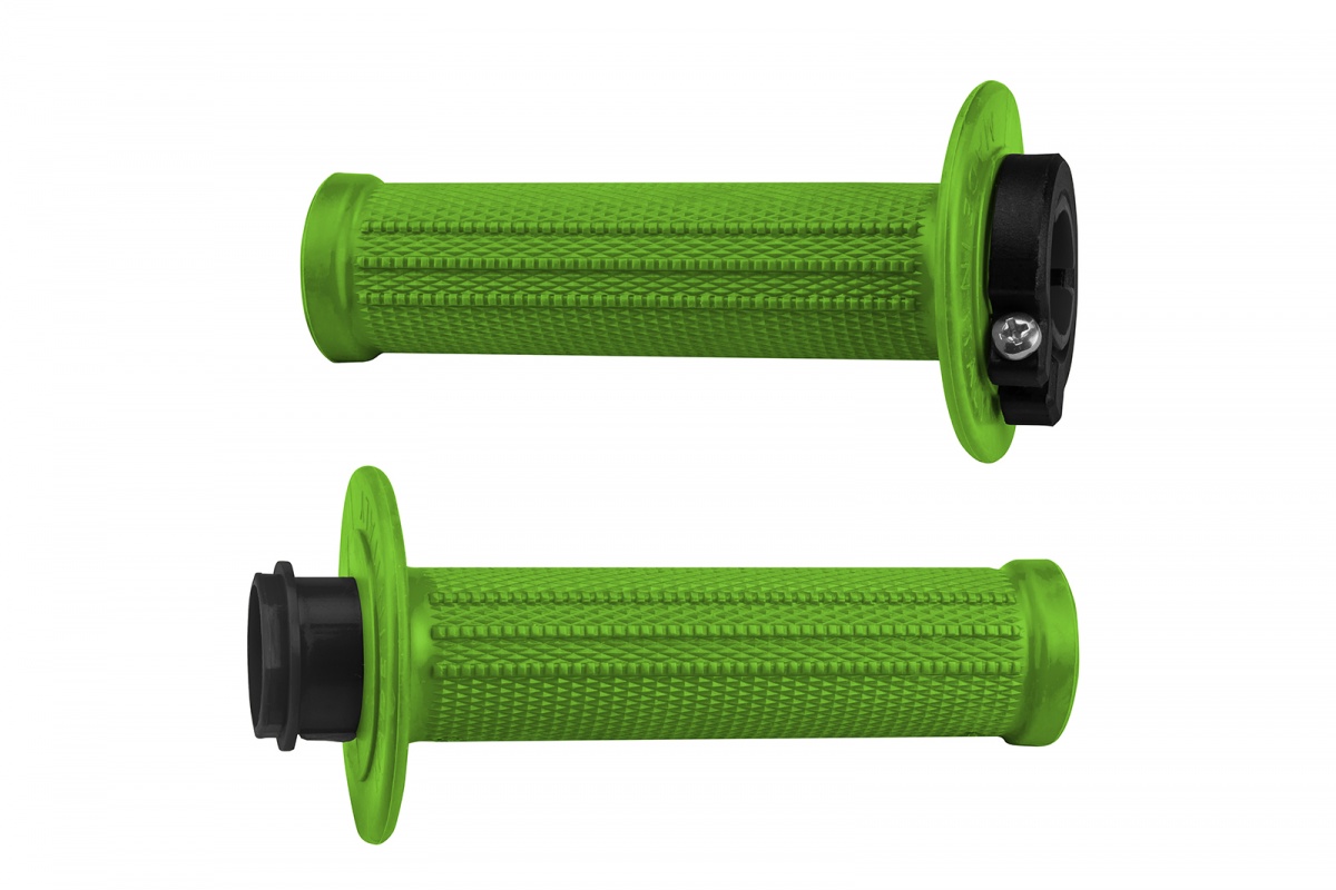 Manopole motocross Lock-on Grips verde - Manopole - MA01828-A - Ufo Plast