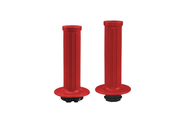 Manopole motocross Lock-on Grips rosso - Manopole - MA01828-B - Ufo Plast