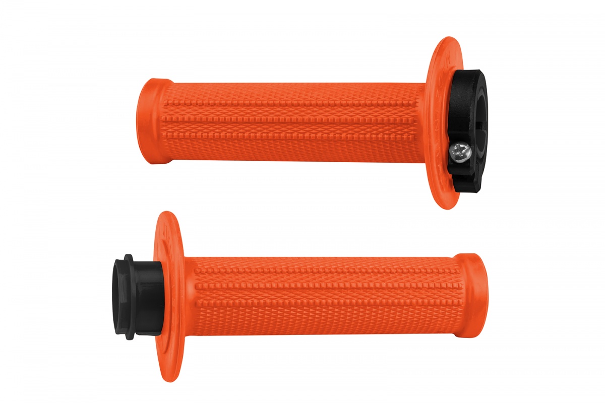 Manopole motocross Lock-on Grips arancione - Manopole - MA01828-F - Ufo Plast