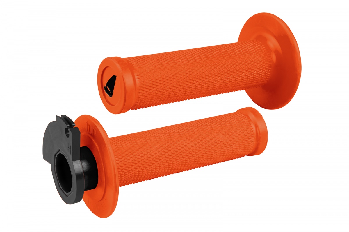 Manopole motocross Lock-on Grips arancione - Manopole - MA01828-F - Ufo Plast