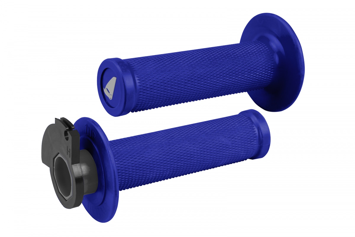 Manopole motocross Lock-on Grips blu - Manopole - MA01828-C - Ufo Plast