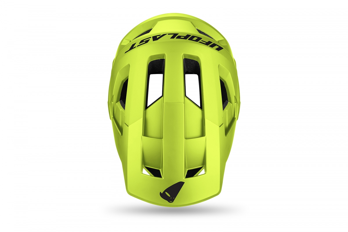 casco Mtb Defcon two nero e giallo fluo - Caschi - HE15002-K - Ufo Plast