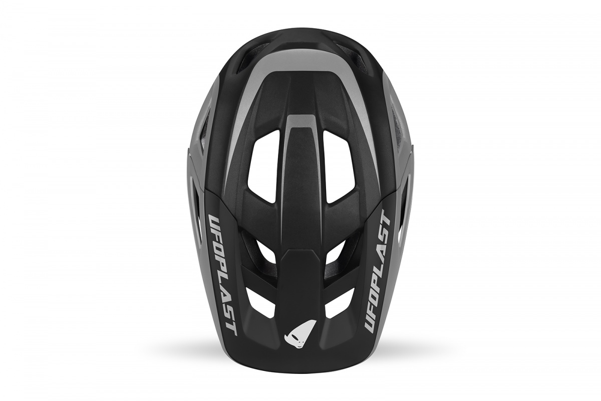 casco Mtb Defcon three nero e grigio - Caschi - HE15003-E - Ufo Plast