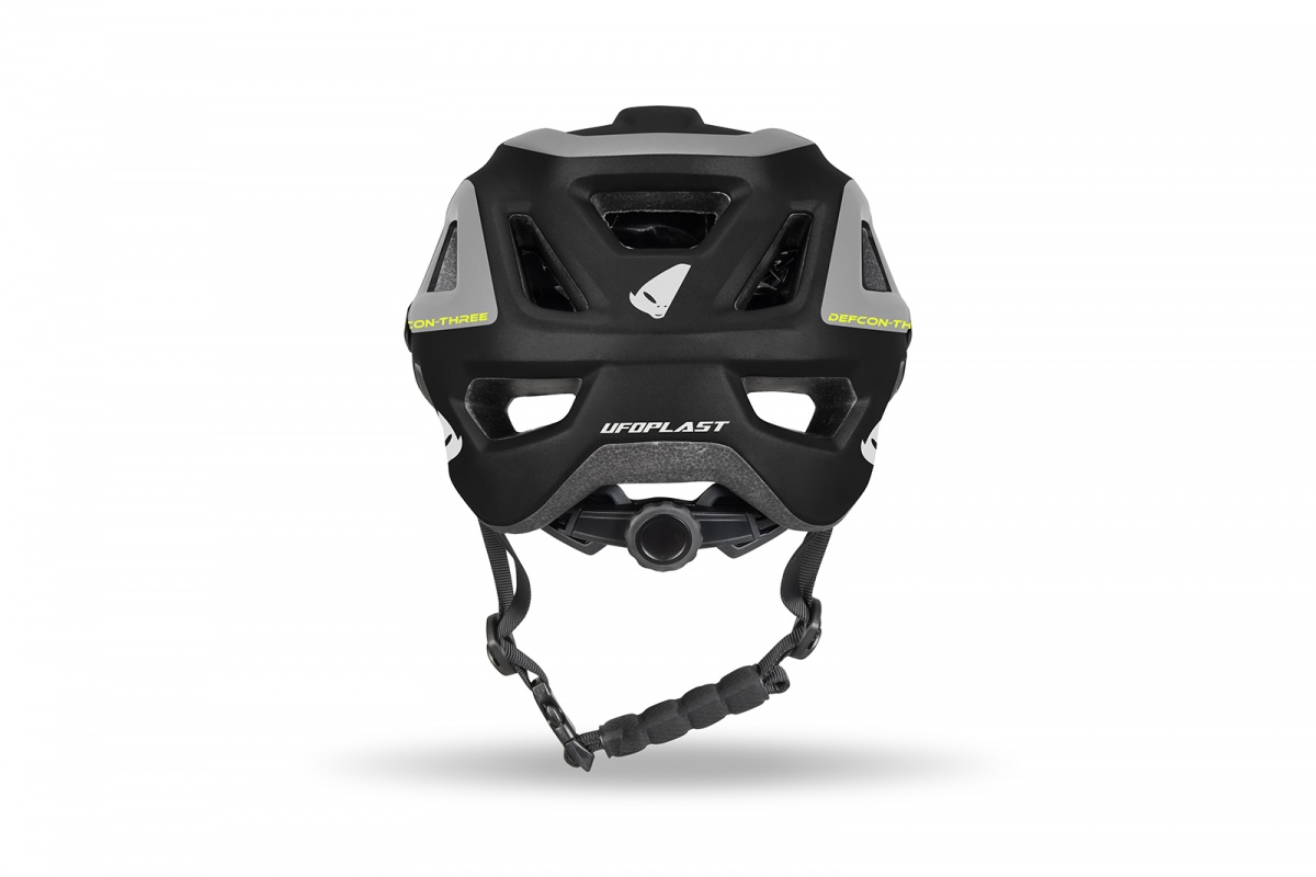 casco Mtb Defcon three nero e grigio - Caschi - HE15003-E - Ufo Plast