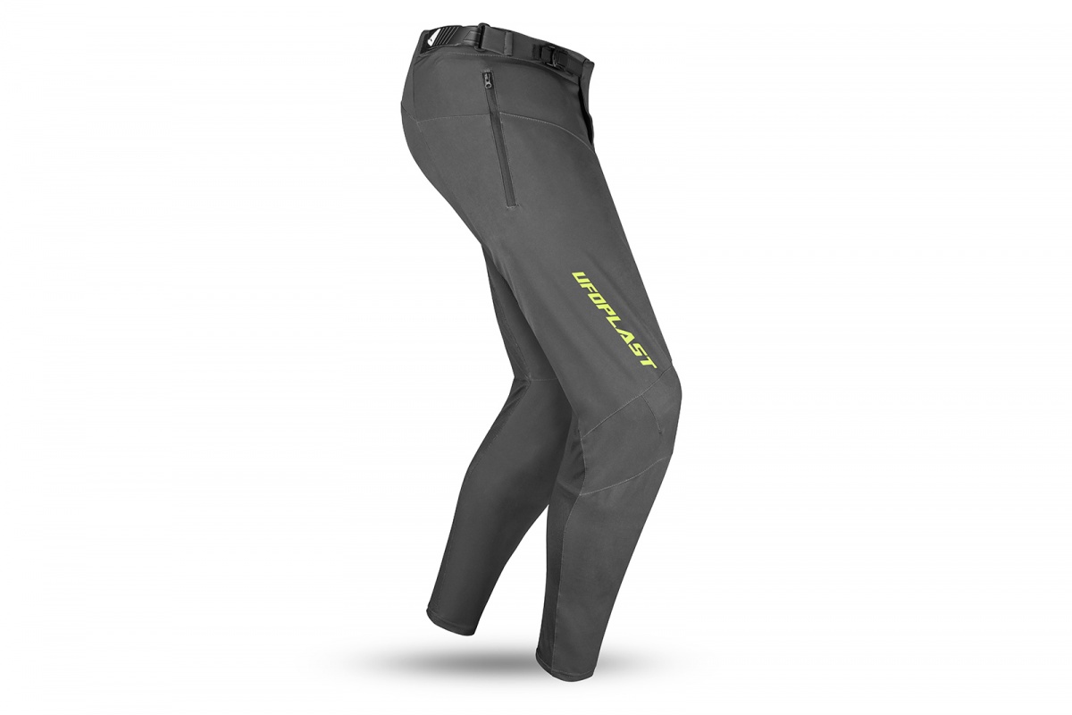 Pantaloni Mtb Terrain LV1 grigio e giallo fluo - Pantaloni - PB05002-ED - Ufo Plast