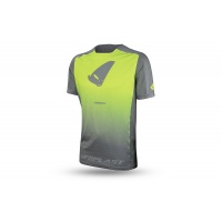 Maglia Mtb Terrain SV1 manica corta grigia e giallo fluo - Home - JE05002-ED - Ufo Plast