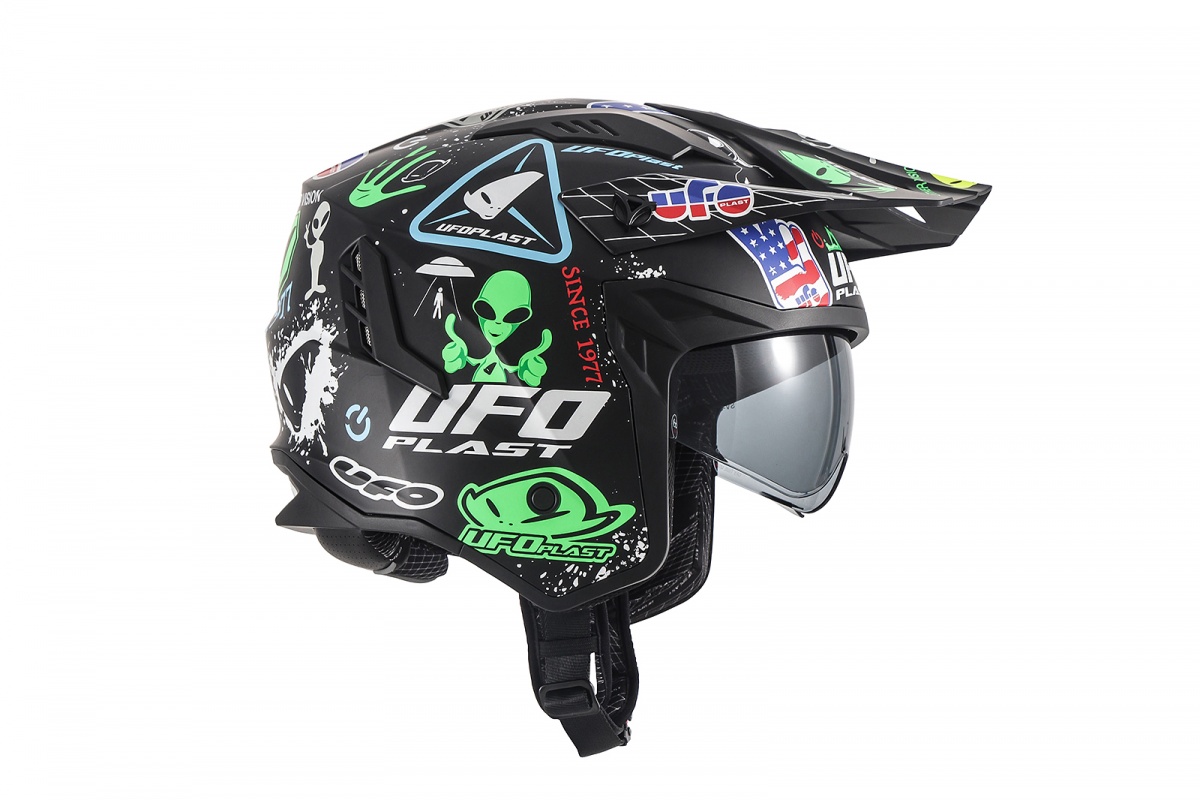 Casco cross Jet Sheratan legendary edition - Caschi - HE13002-U - Ufo Plast